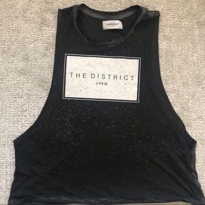 SoulCycle black Washington DC tank top